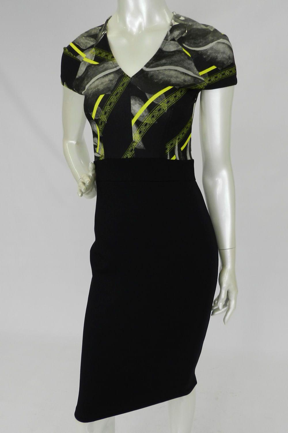 vestido forum preto