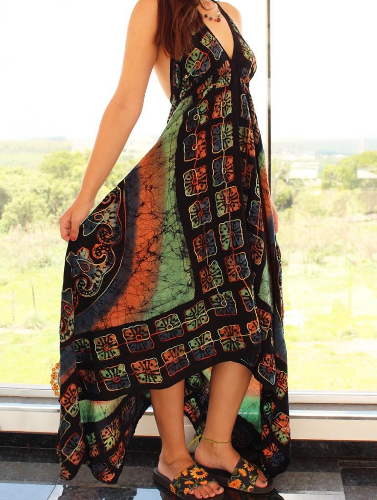 vestido indiano frente unica