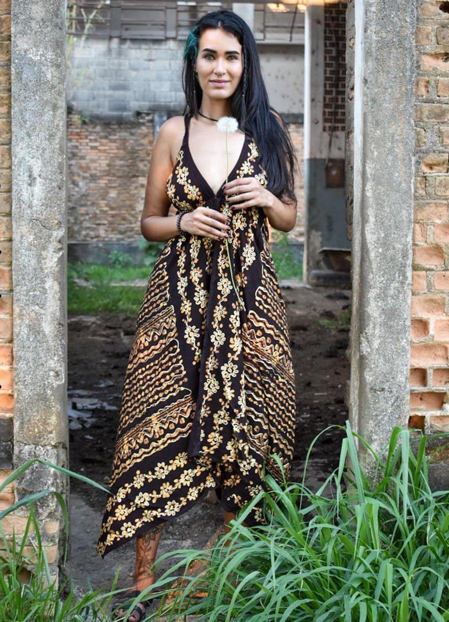 vestido indiano de ponta