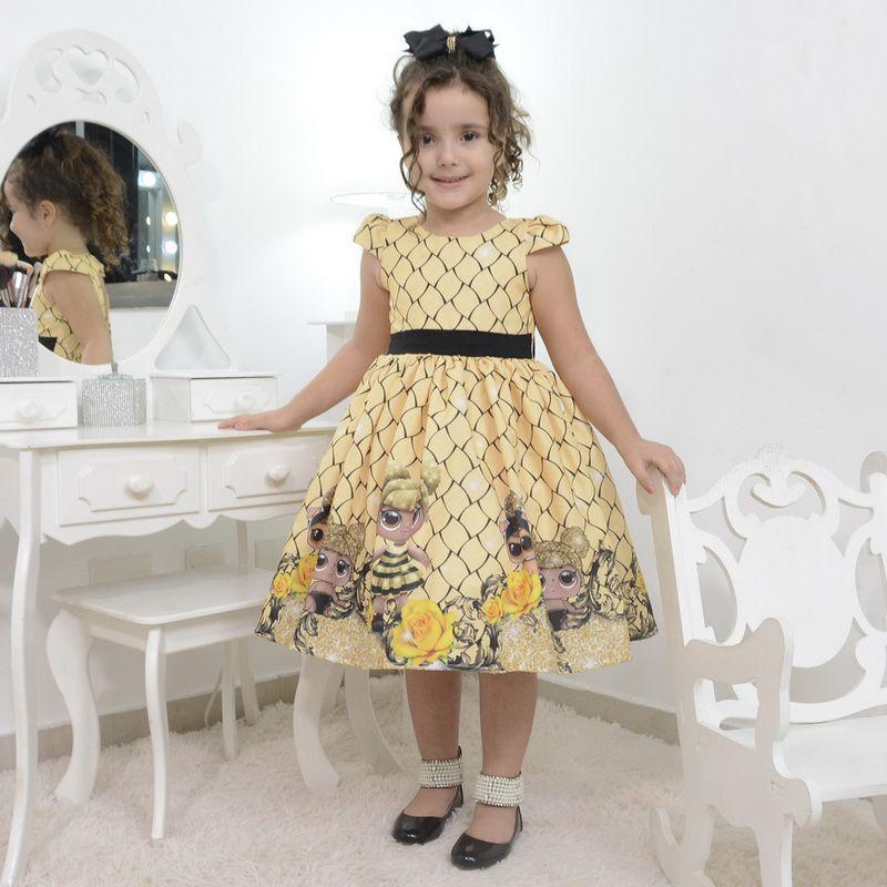 vestido para menina de 6 anos