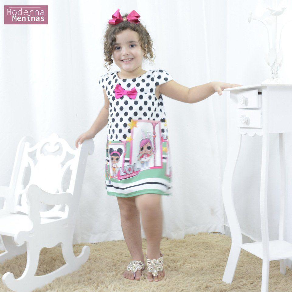 vestido infantil lol