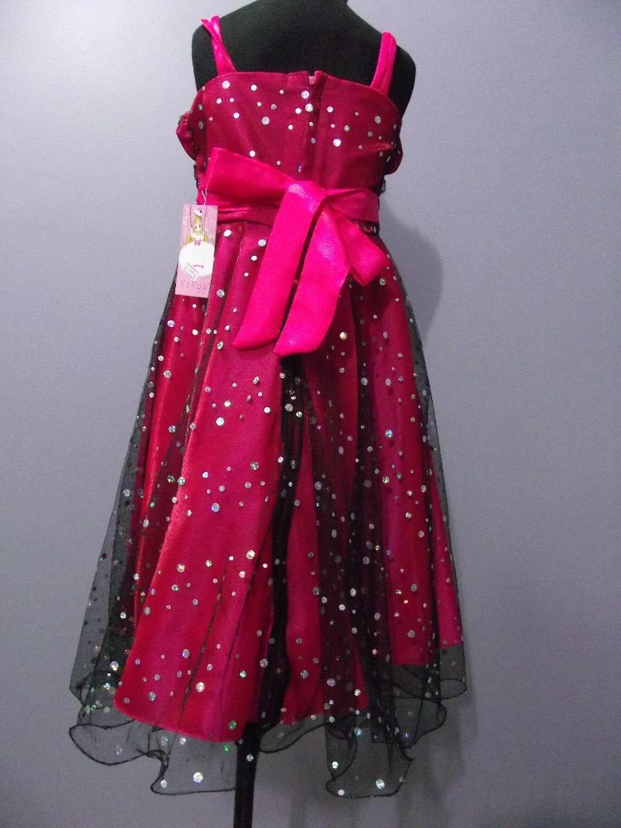 vestido de festa infantil pink