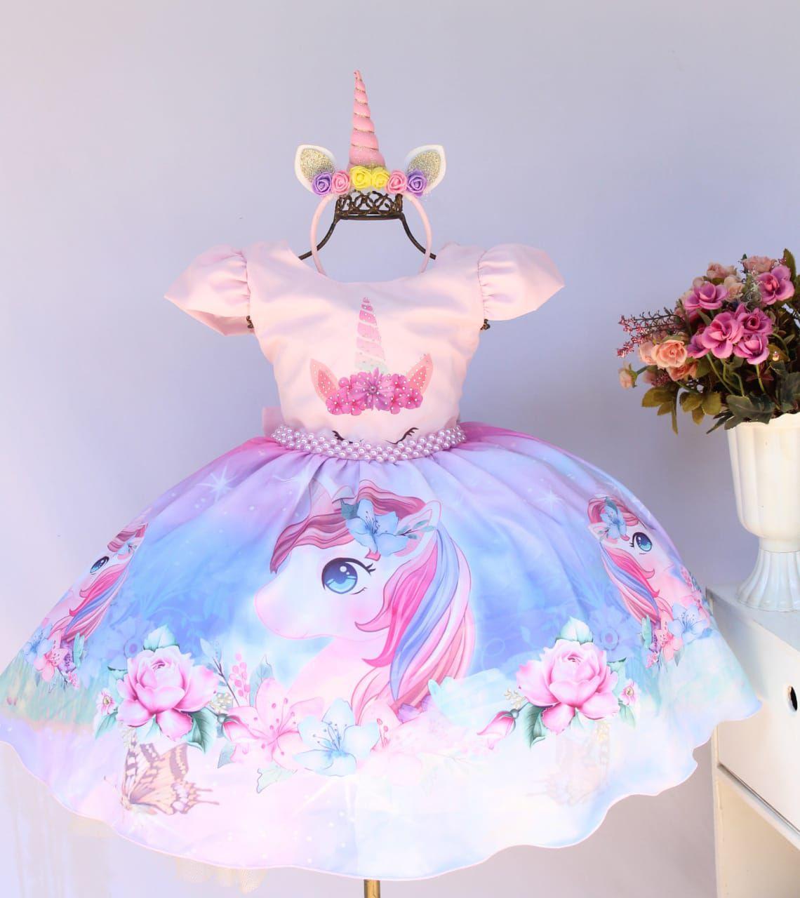 Vestidos Tematica Unicornio Body Unicórnio Roupa Tema Unicornio