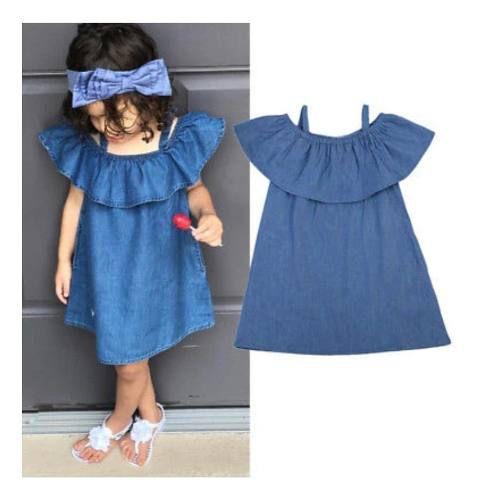 vestido longo jeans ciganinha