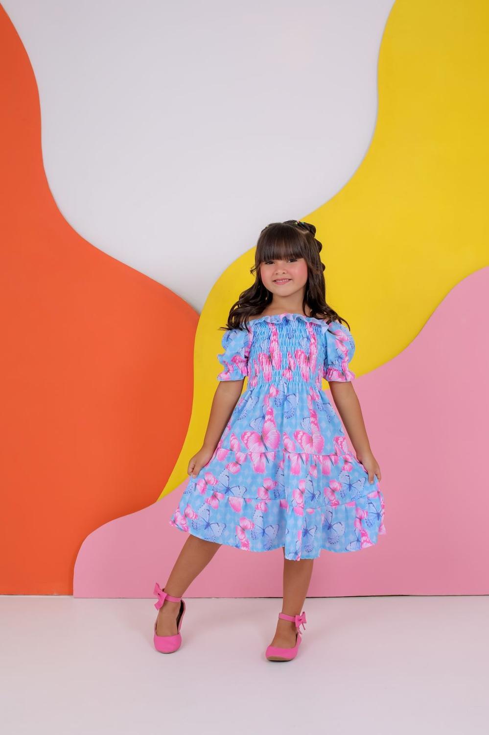 Vestidos Infantis Vestido Floral Juvenil Vestido Infantil Tipos De