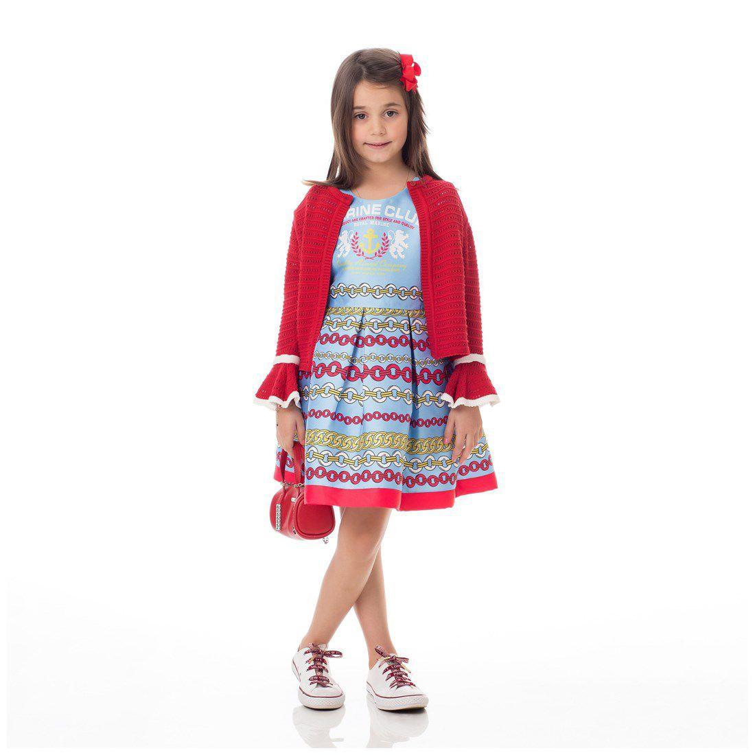 sarja acetinada estampada vestido