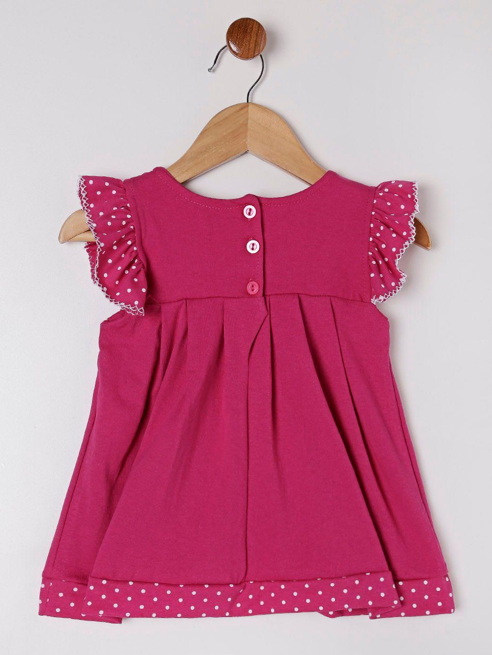 vestido infantil rosa pink