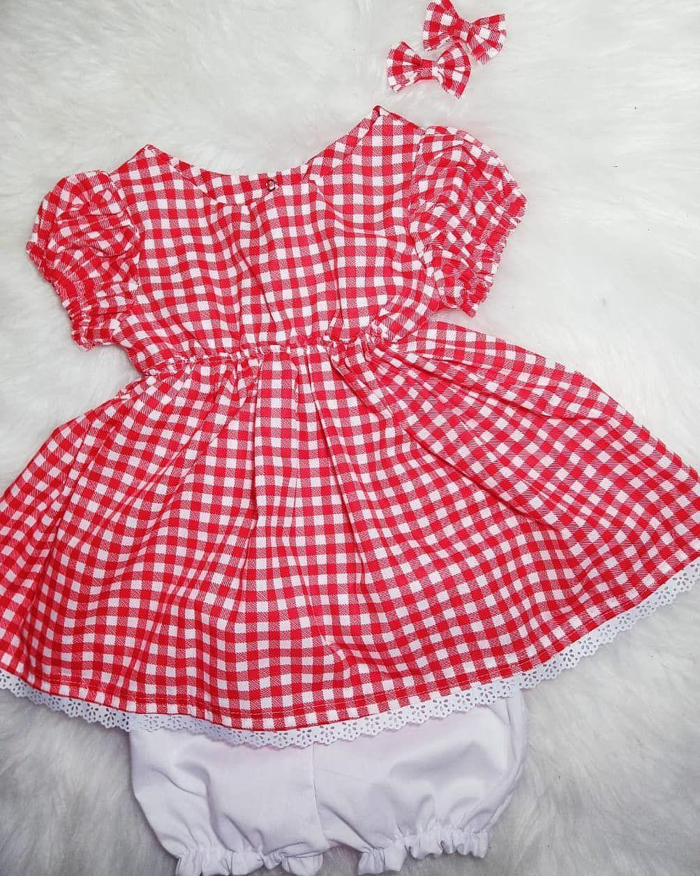 vestido vermelho quadriculado