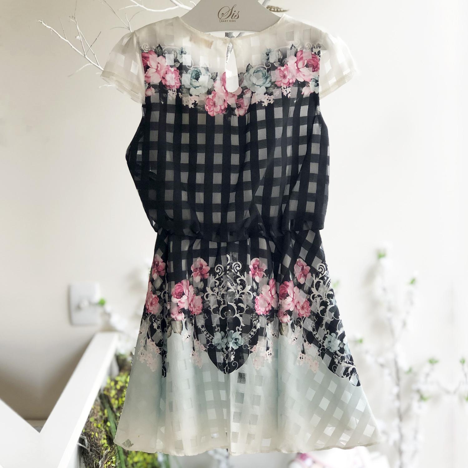 vestido midi rodado infantil