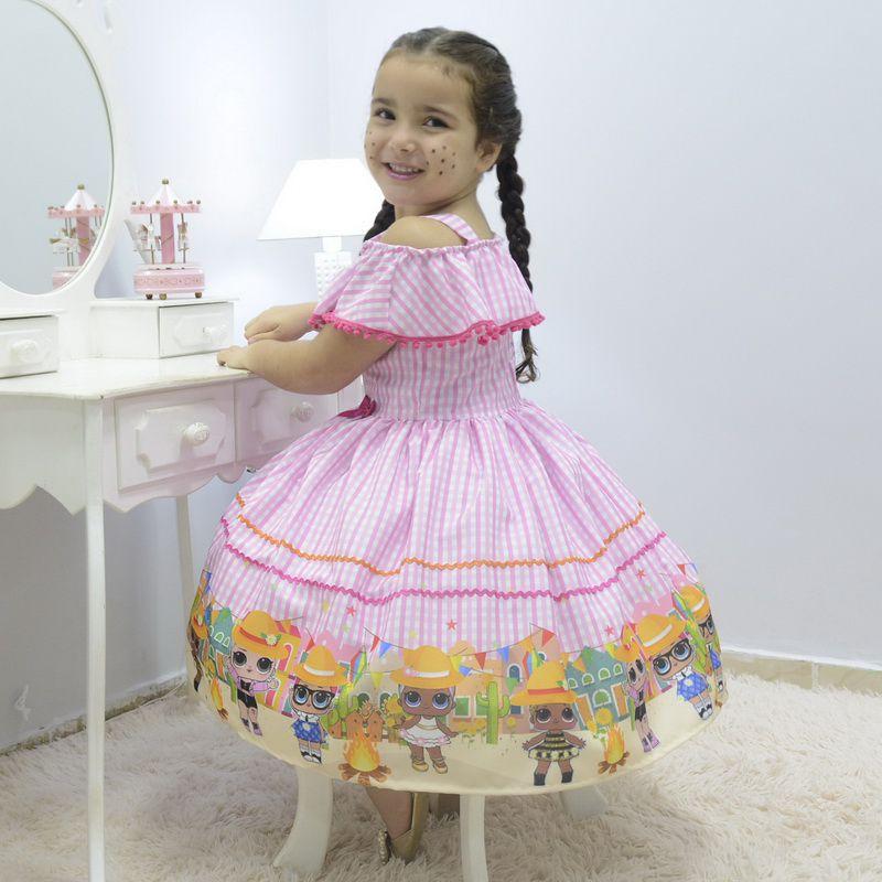 vestido festa junina lol