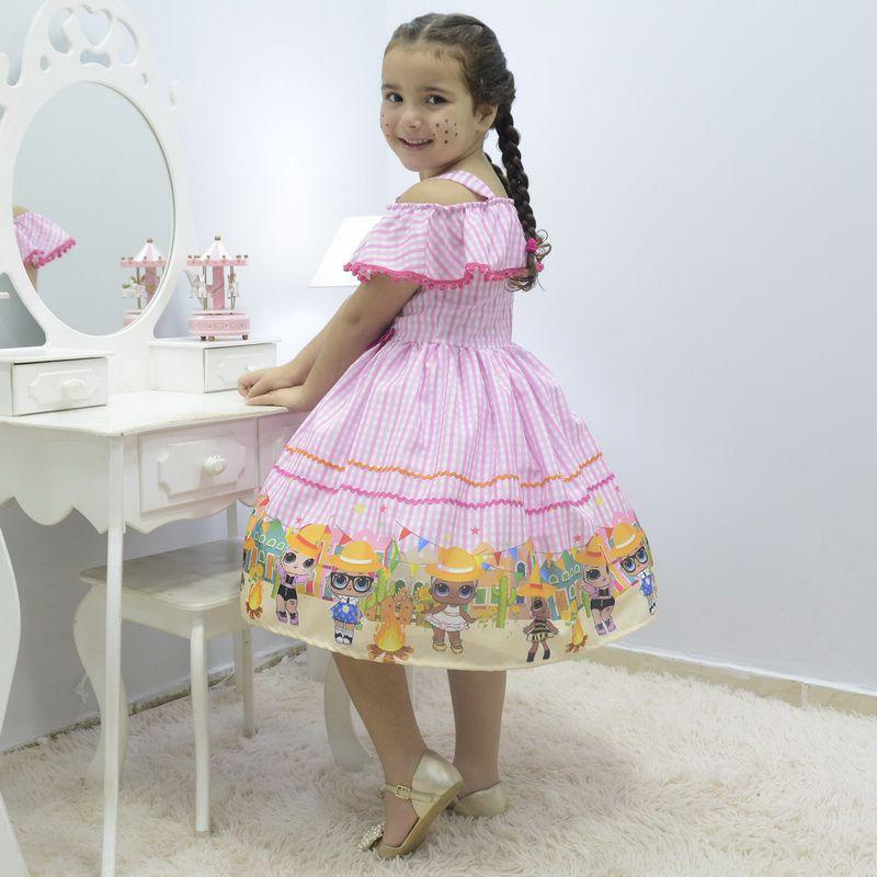 vestido junino lol