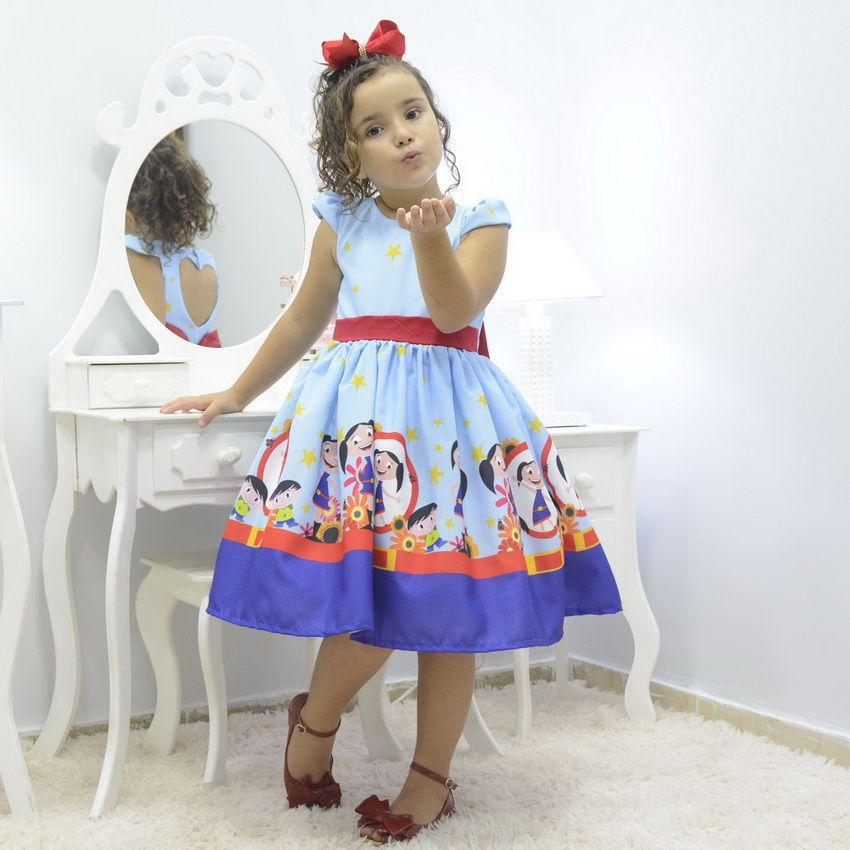 vestido da luna infantil