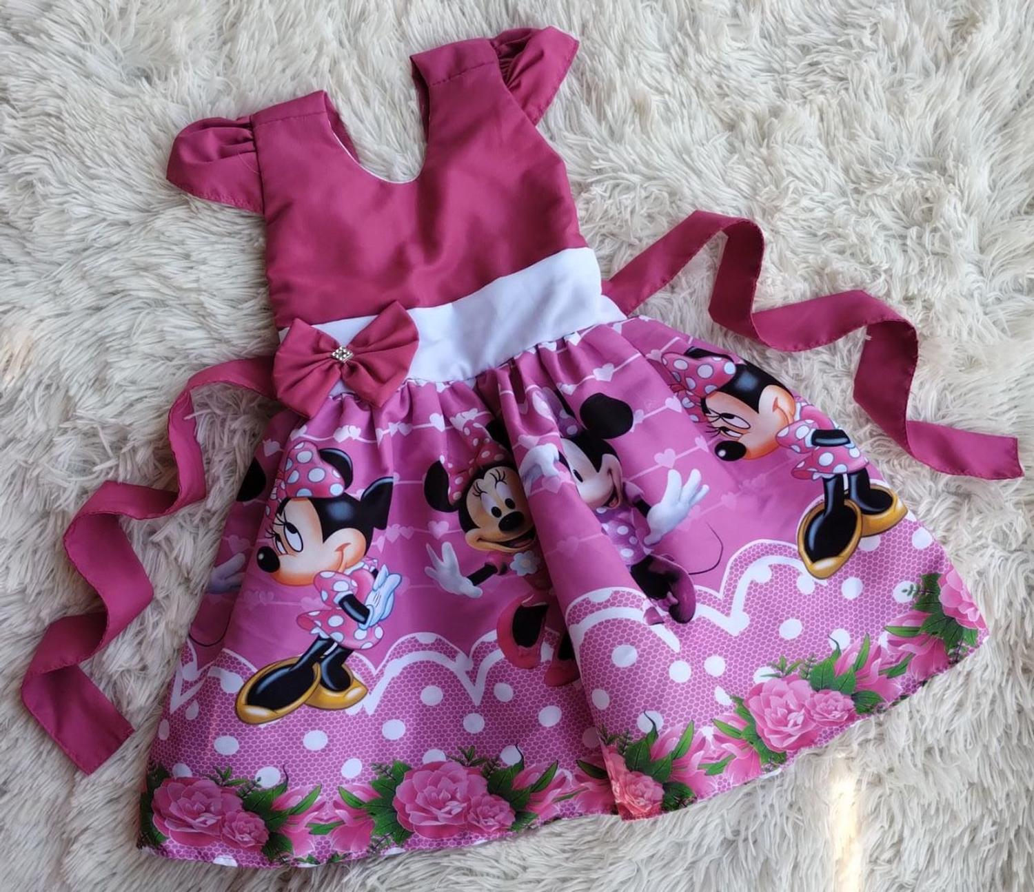 Elo7 Vestido De Festa Minnie Rosa Festa Minnie Rosa Minnie Vestido