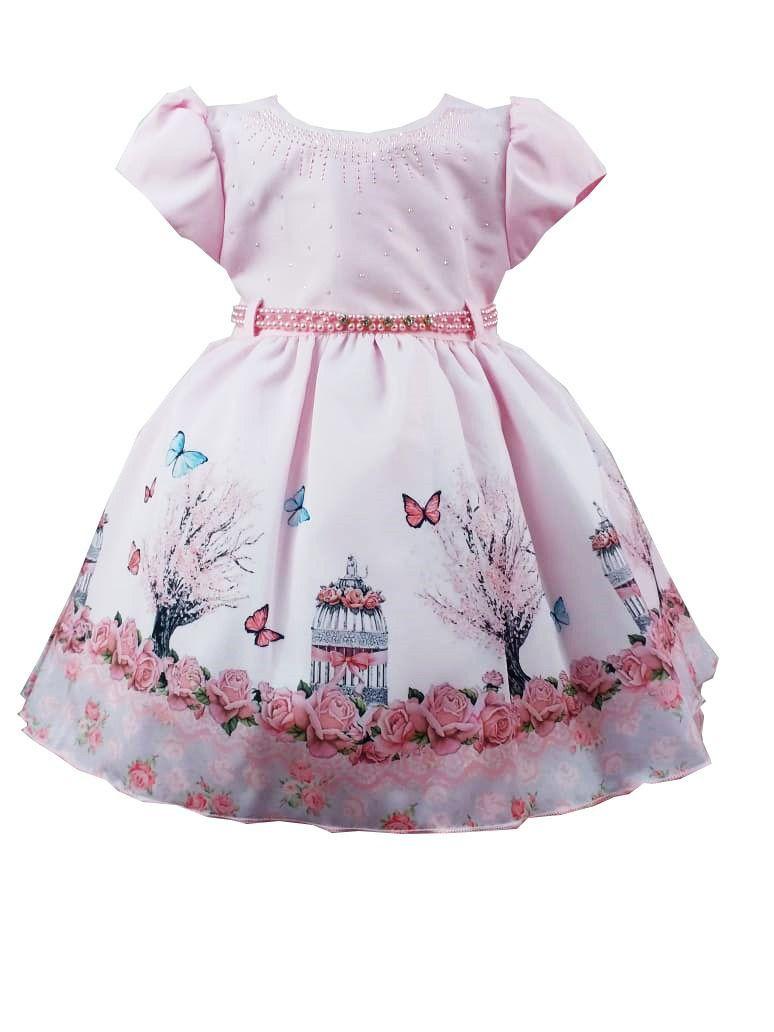 Vestido Jardim encantado infantil Festa Casamento 1 ao 3 - Menina Bonita - Vestido Feminino - Magazine Luiza
