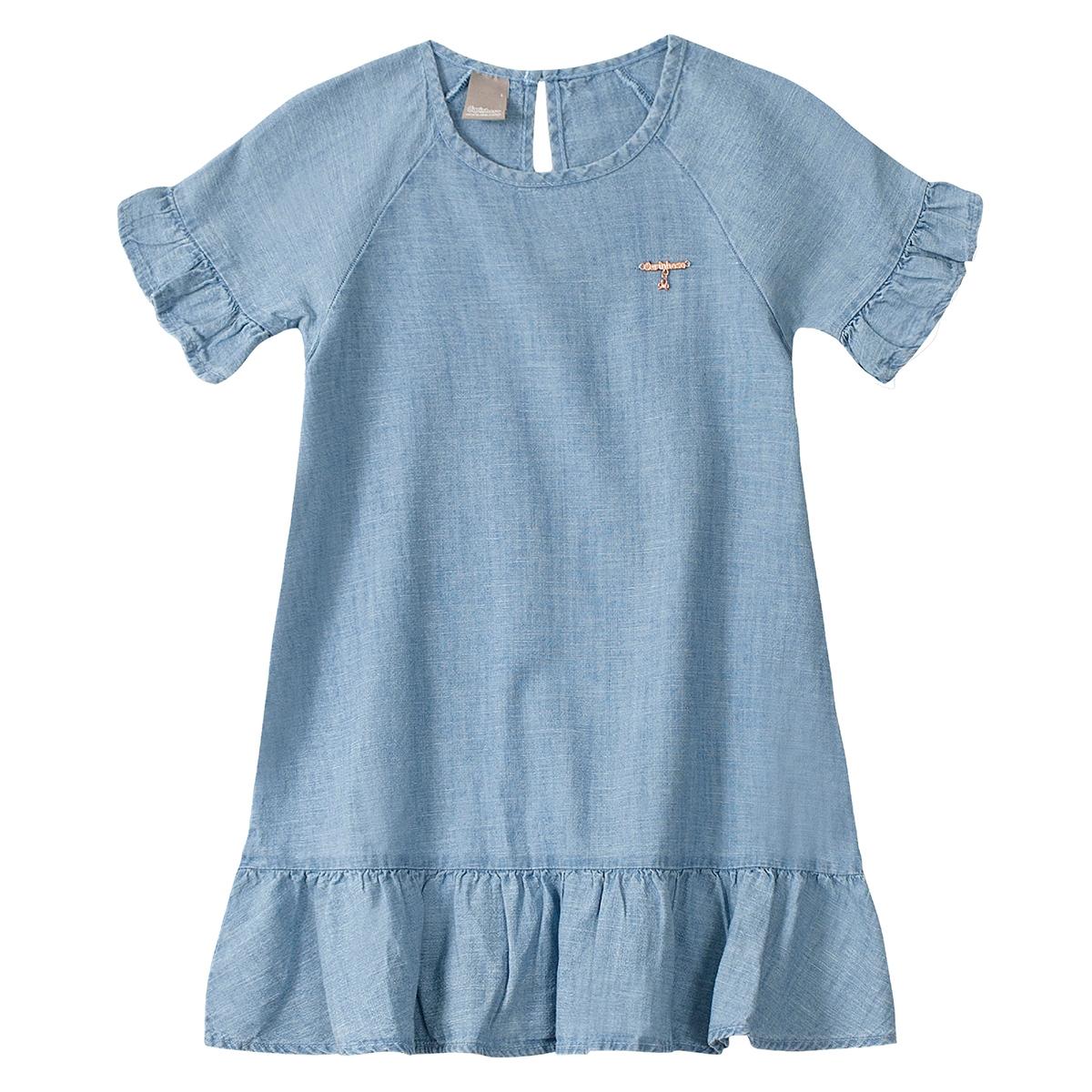 vestido jeans infantil