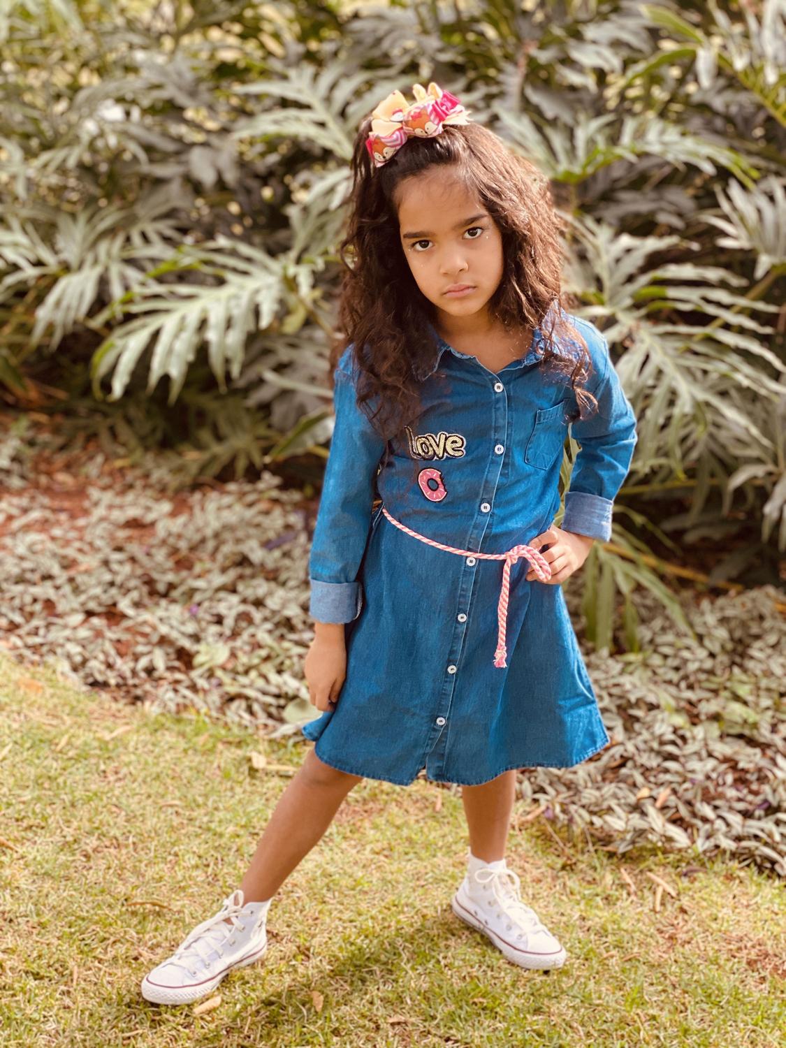Chemise branca com colete preto (infantil)
