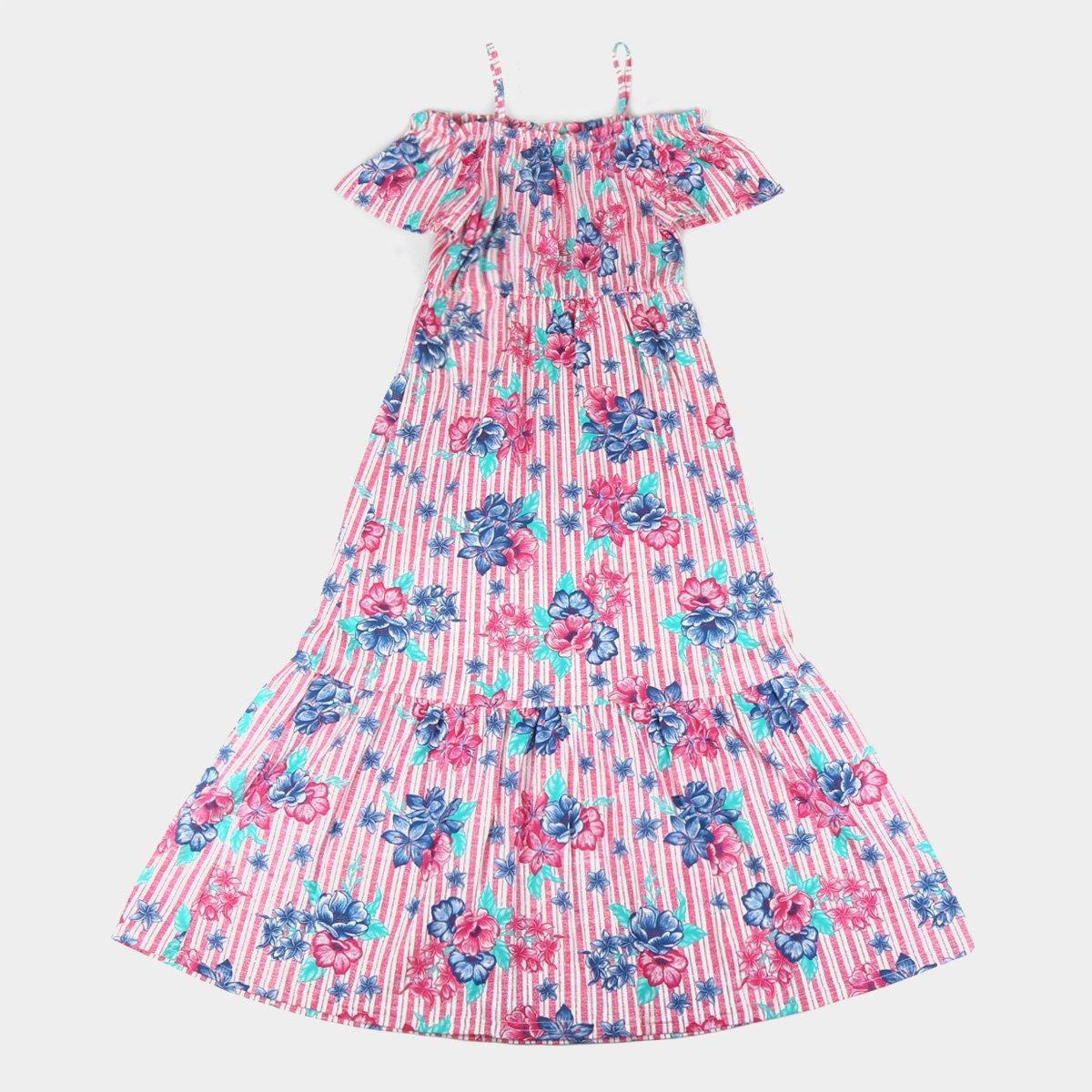 vestido juvenil longo