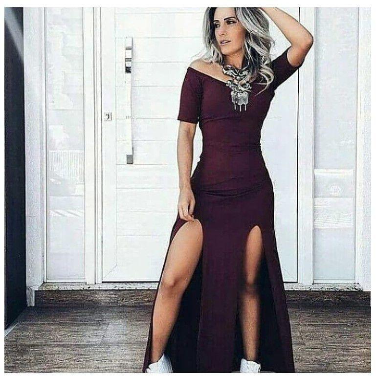 Cheap vestido de festa longo com fenda na perna Best Sale Black Friday