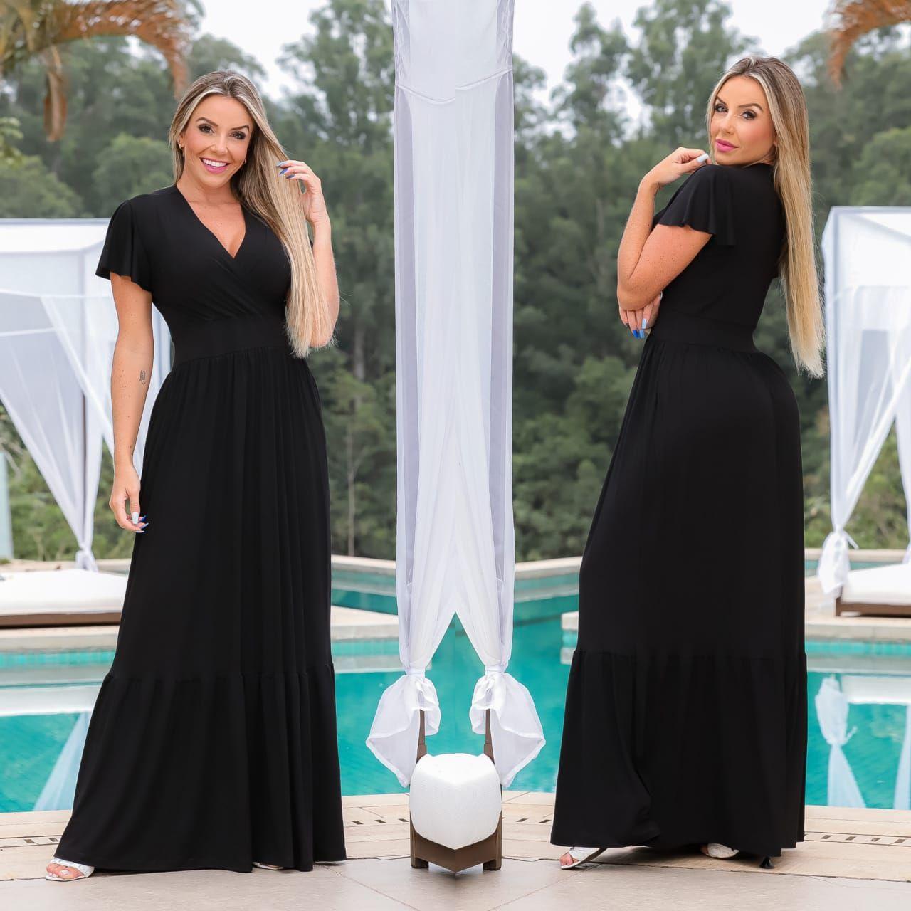 Transpassado Vestido Jeans Com Decote Vestido Euch Vestido