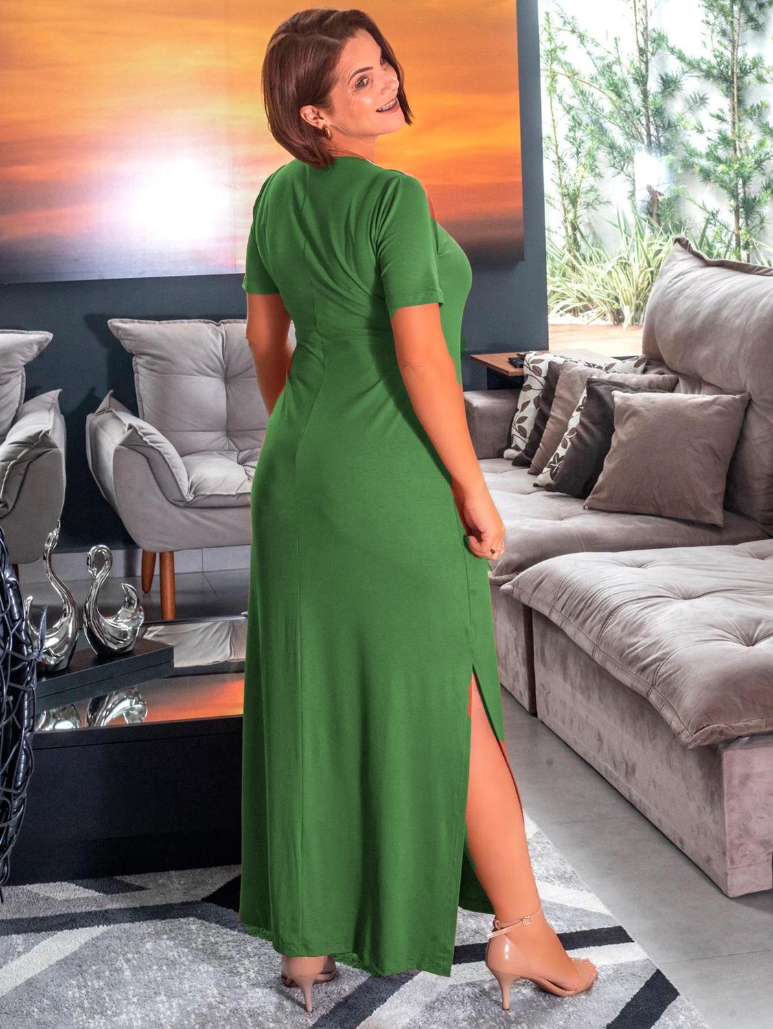 Vestidos Casuais Vestidos Longos Do Dia A Dia Vestido Longo