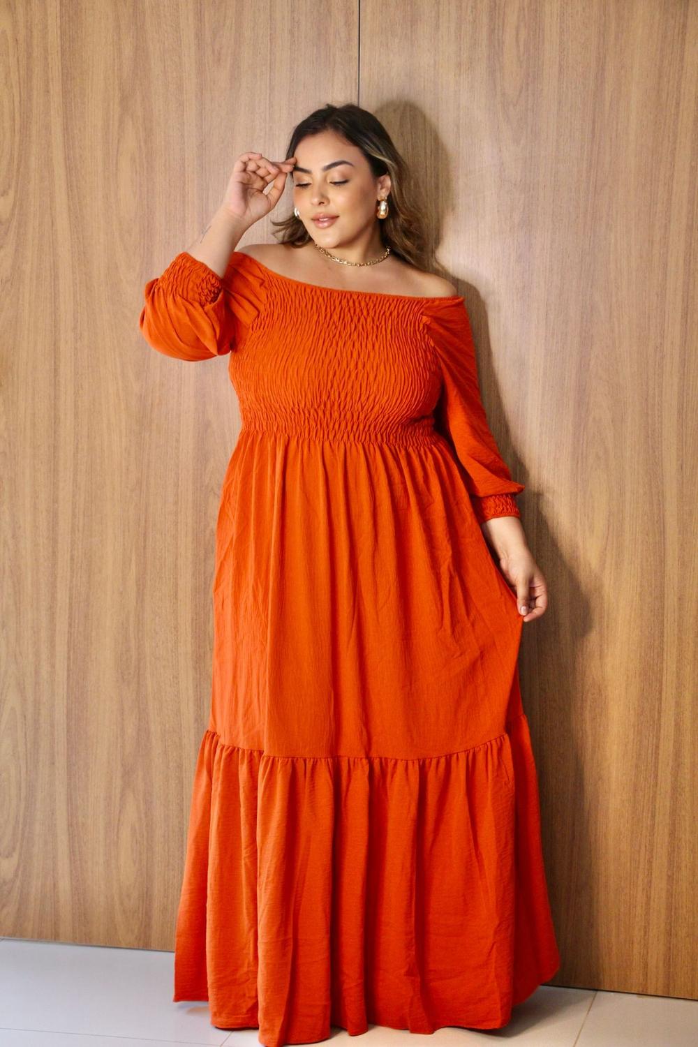 Vestido Longo Plus Size Malha Fria Vestidos Longos Vestidos De