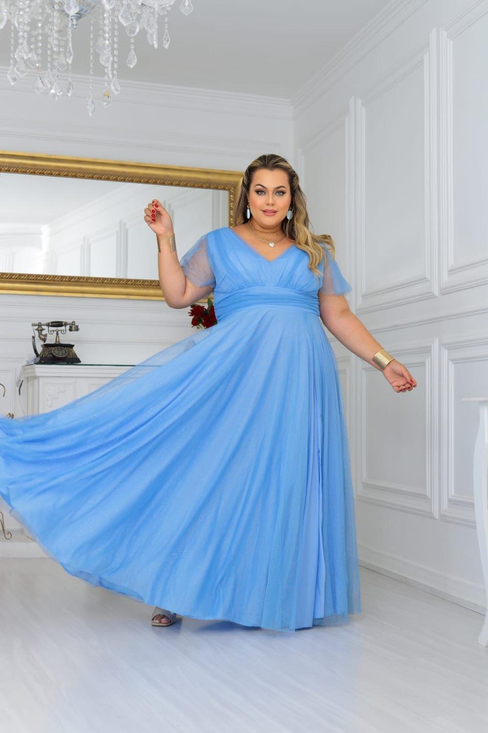 Madrinha Azul Vestido Para Madrinha Plus Vestidos De Madrinha De