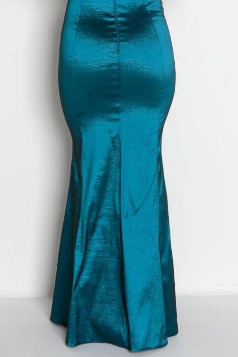vestido verde marsala