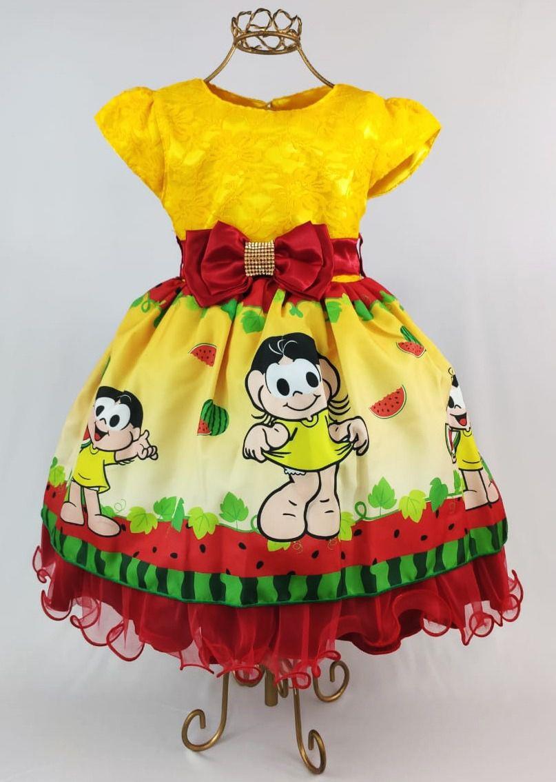 vestido de aniversário da magali