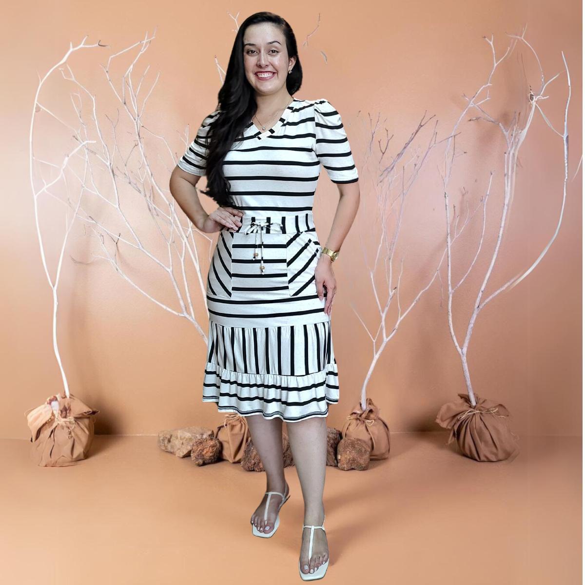 Vestido Tubinho Vestidos Para Senhoras Crentes Vestido Curto