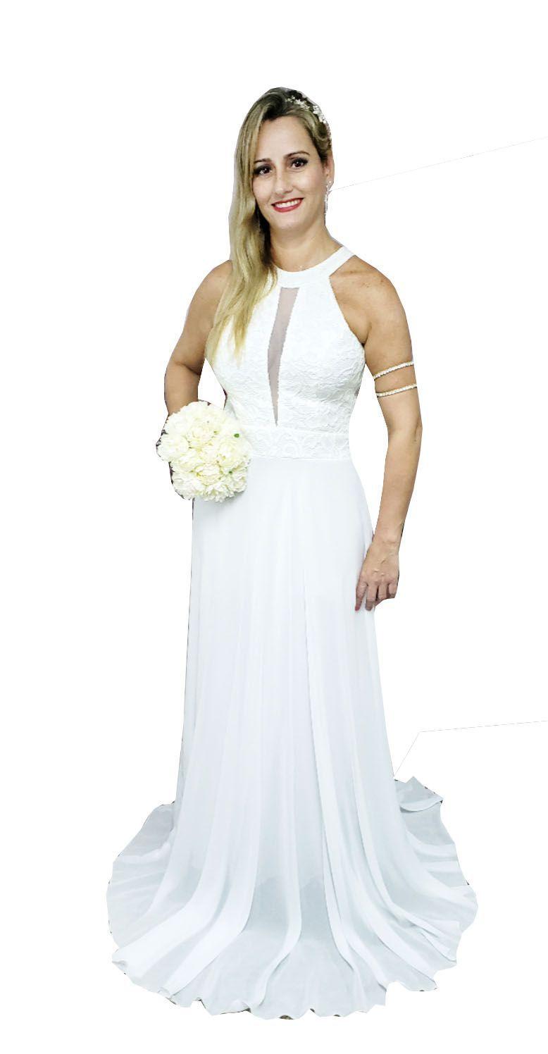 vestido simples para casamento civil