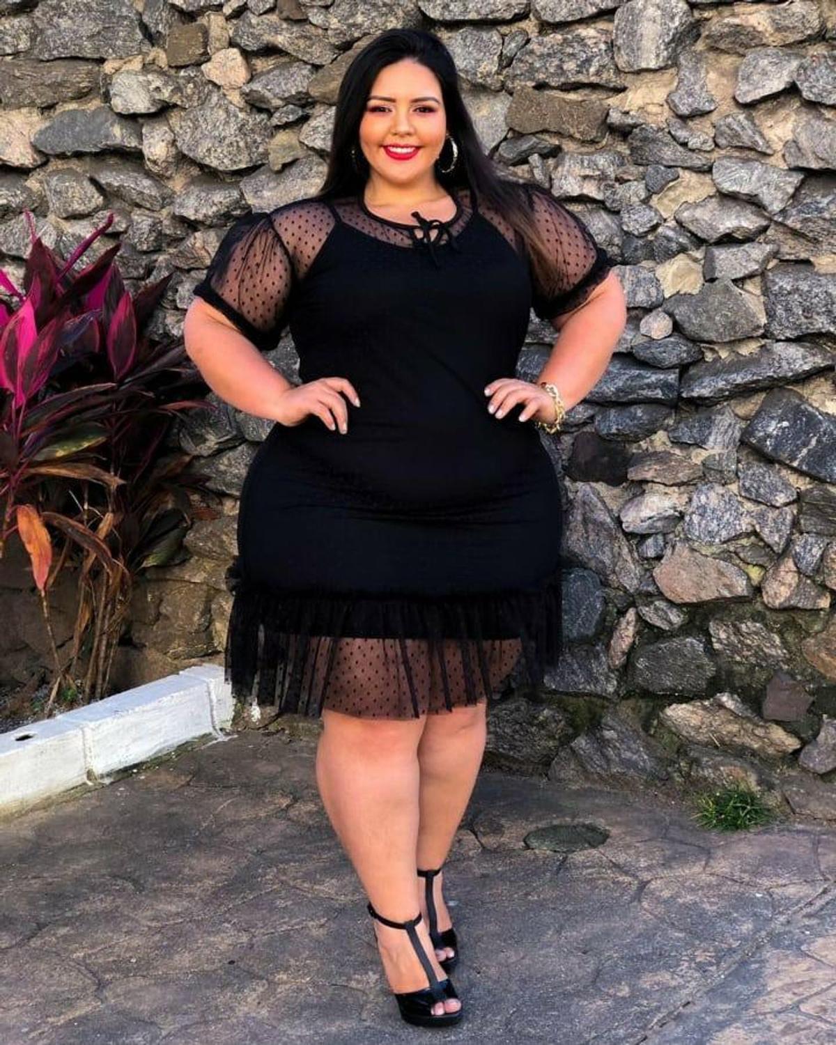 conjunto plus size para festa
