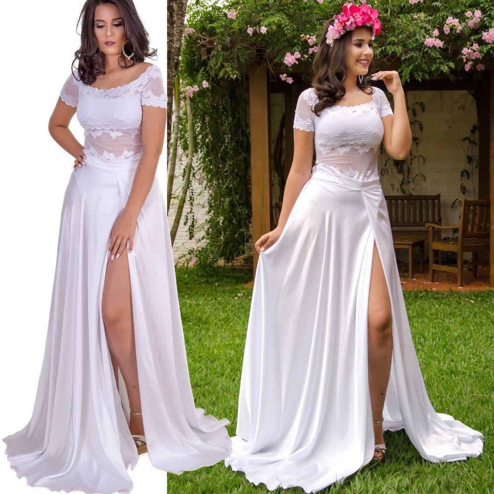 vestido branco para pré wedding