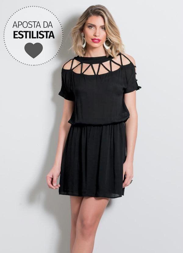 fotos de vestido preto curto