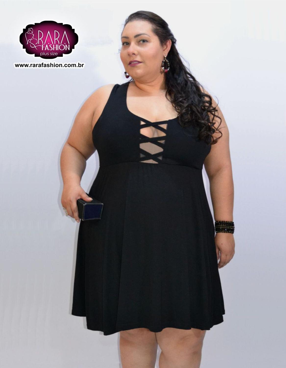 plus size decote