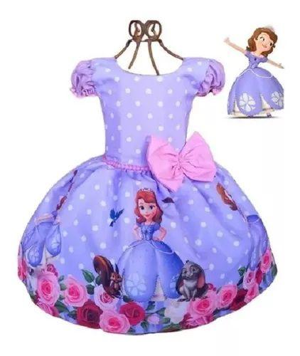 Vestido Princesa Sofia Luxo