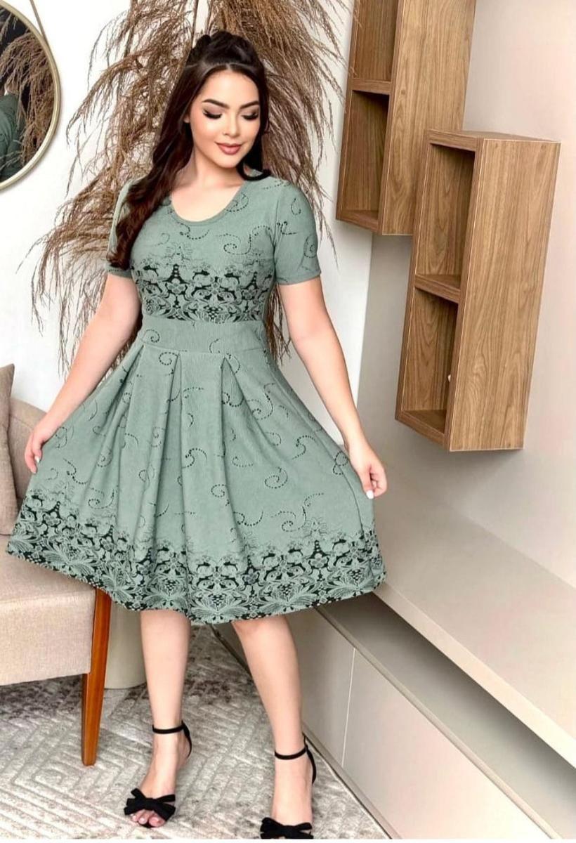 Vestido Godê Vestido Estilo Boneca Rodado Vestido Rodado Boneca