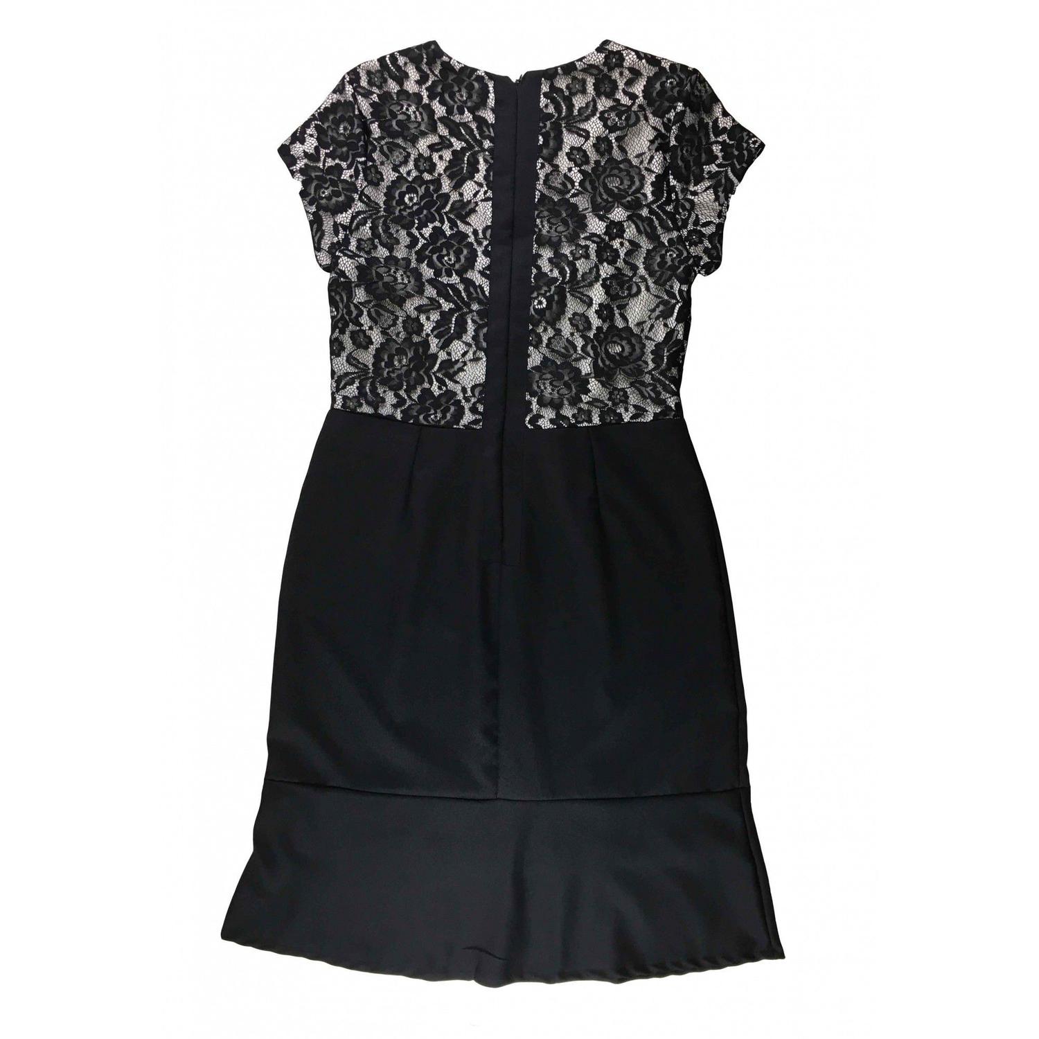 Vestido Social Crepe e Renda com Manga Montaria Preto - Vestido Feminino -  Magazine Luiza