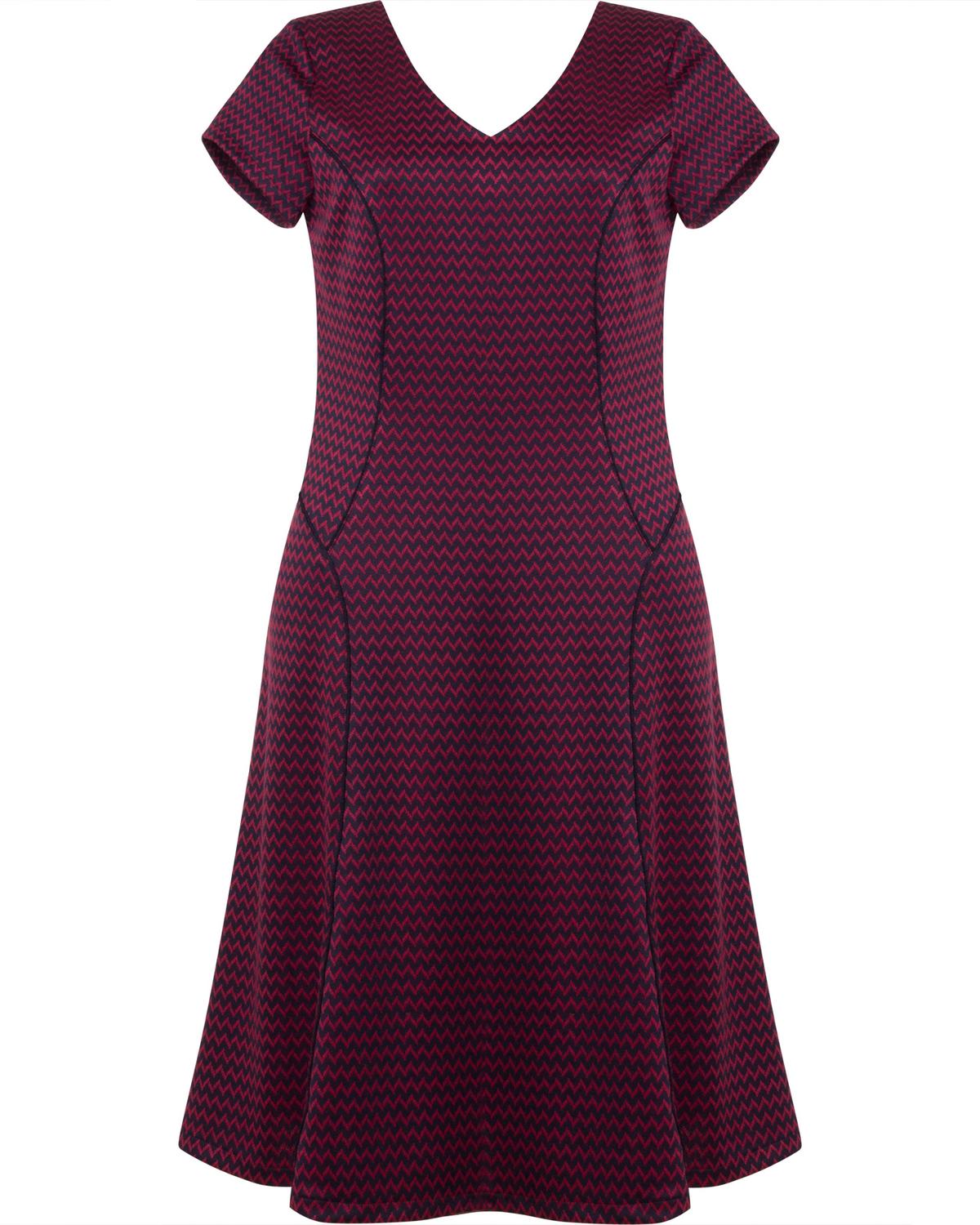 vestido social de malha