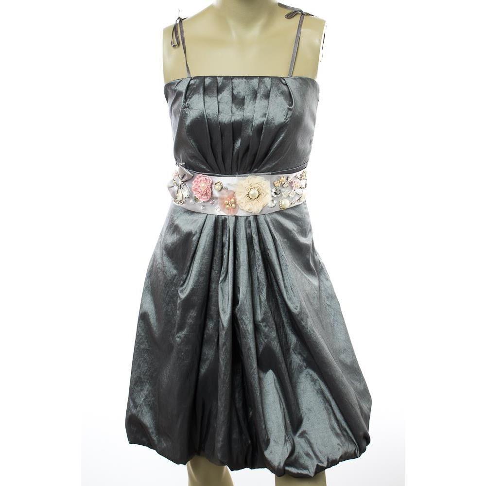 vestido tafeta de seda