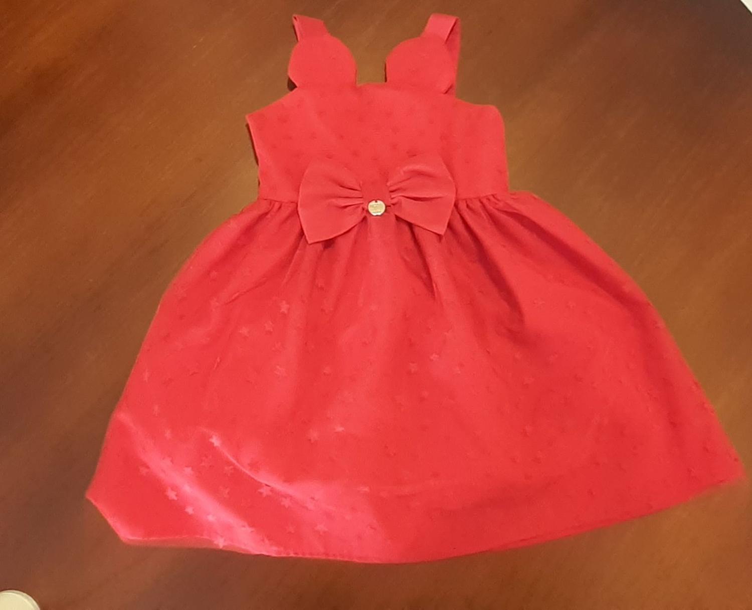vestido vermelho tamanho 8
