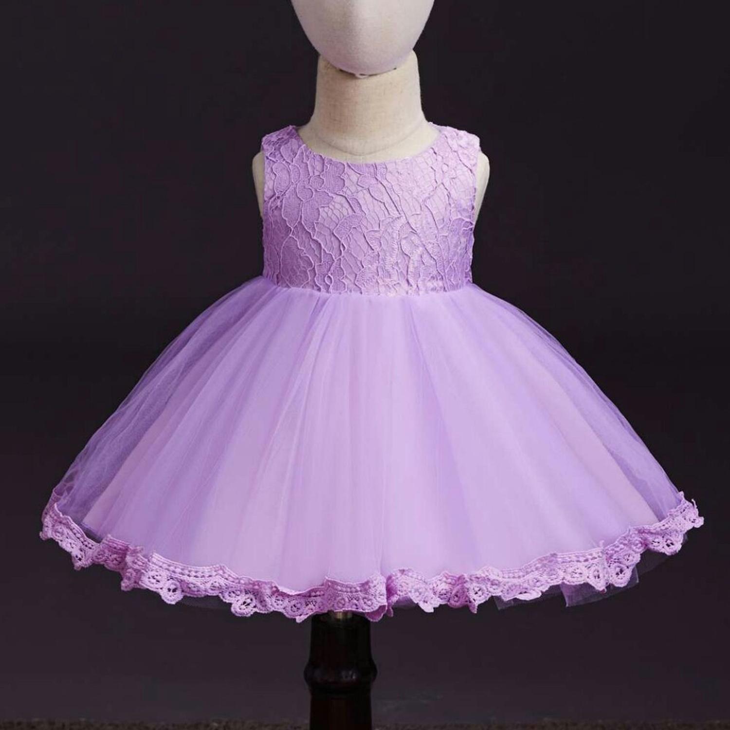 vestido lilas bebe 1 ano