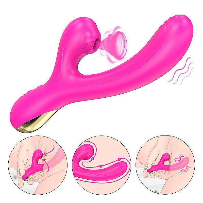 Vibrador Sugador de Clitóris Estímulo Ponto G Bertha S-hande 7 Intensidades  Silicone Recarregável 22,3cm x 4,1cm - Vibrador - Magazine Luiza