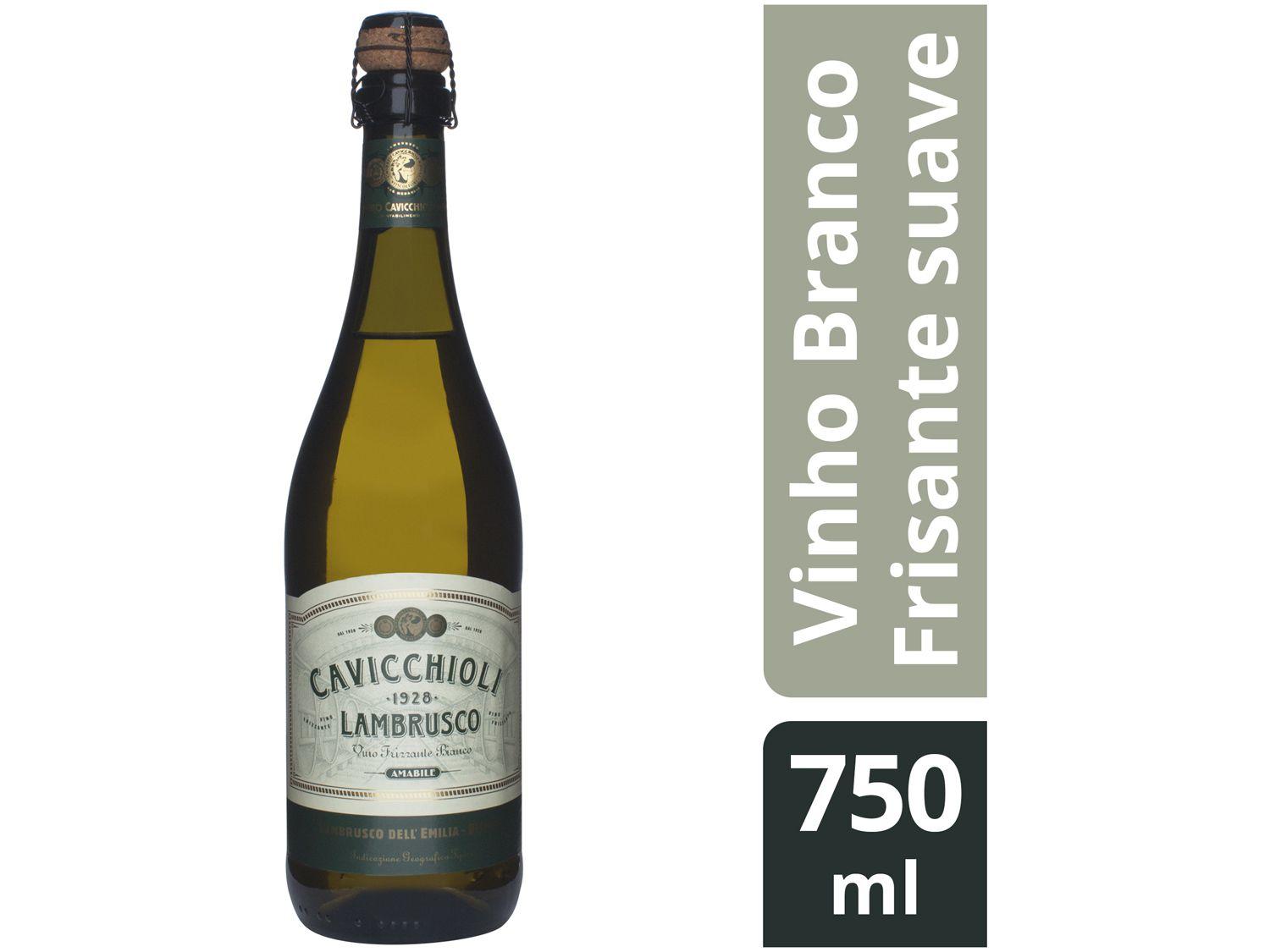 Vinho Branco Frisante Suave Cavicchioli Lambrusco