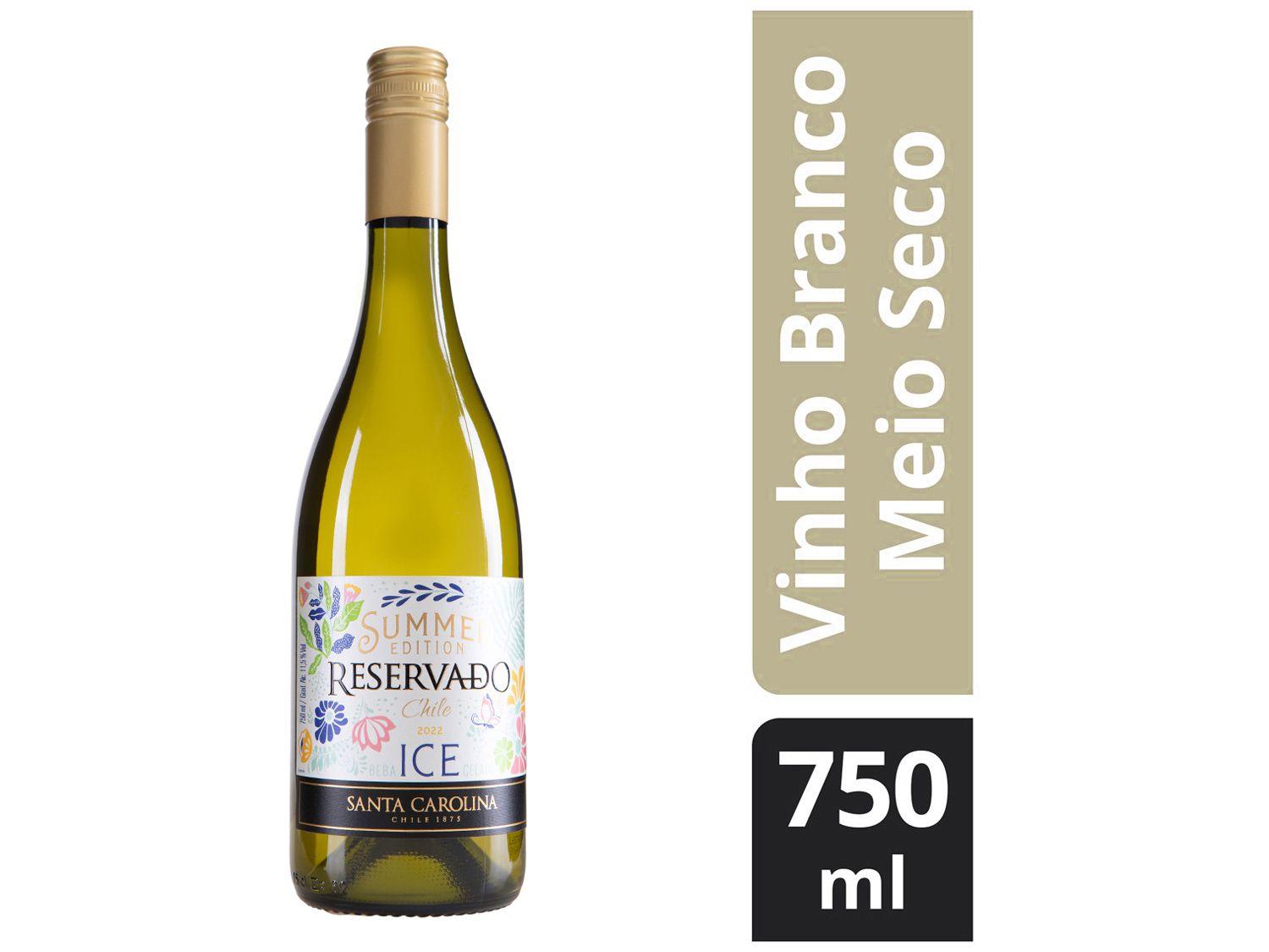 Vinho Branco Meio Seco Santa Carolina Summer Edition Reservado Ice ...