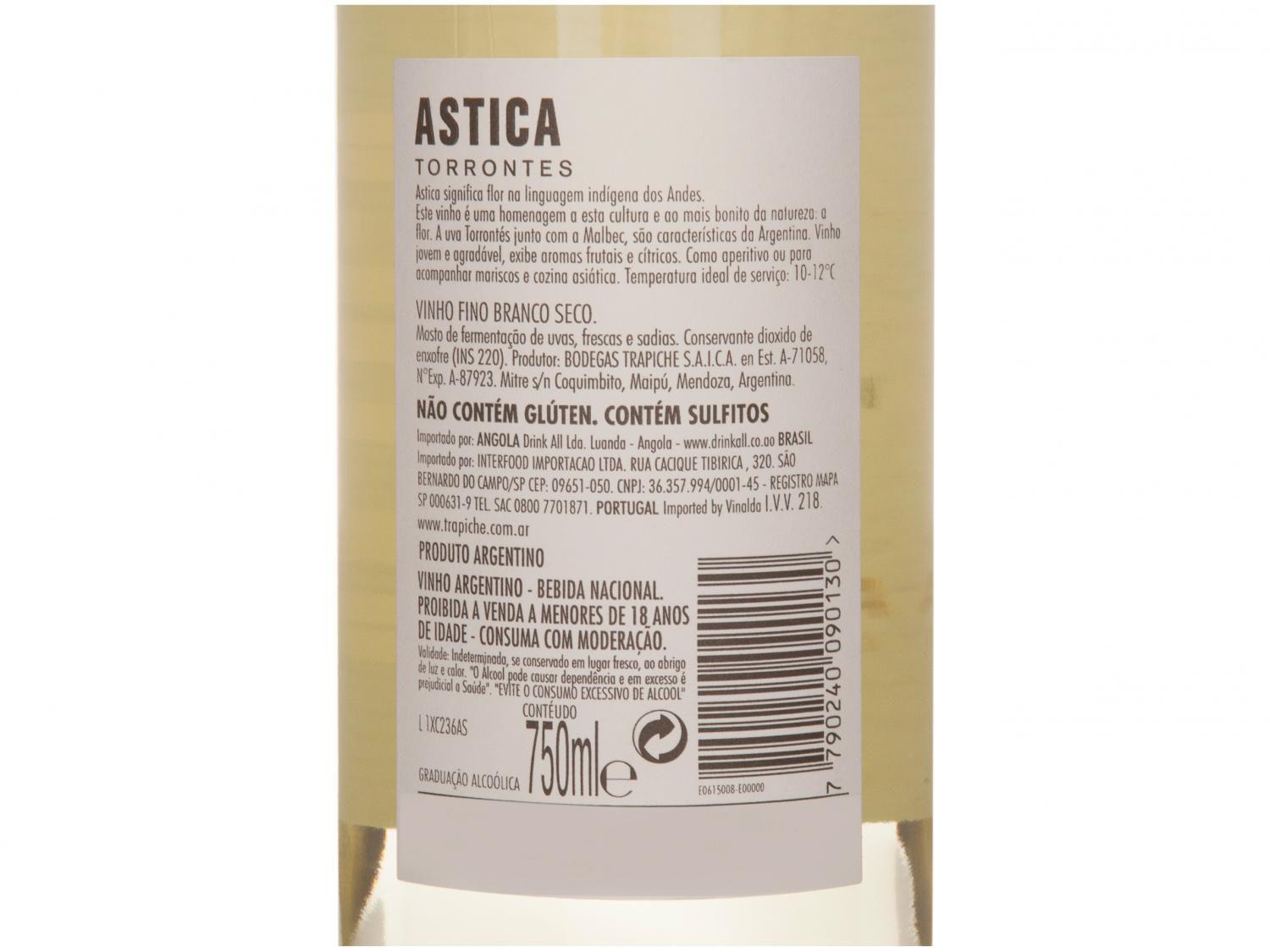 Vinho Branco Seco Astica Torrontes 750ml