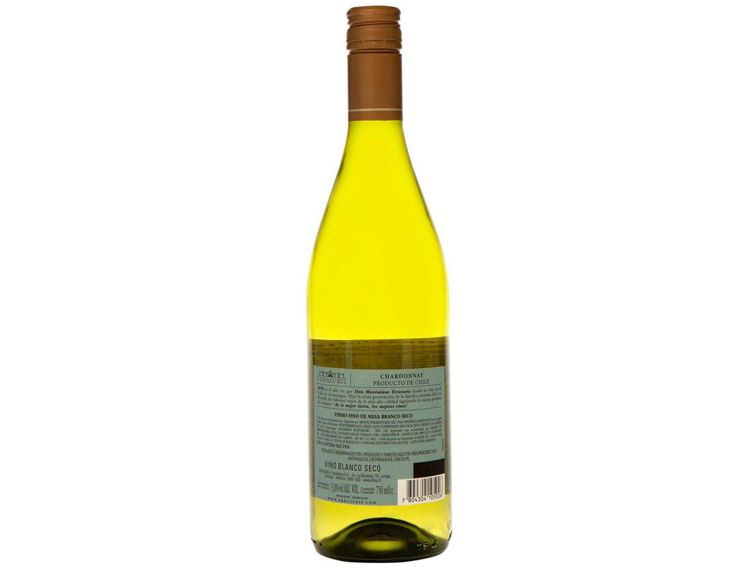 Vinho Branco Seco Errazuriz 1870 Chardonnay