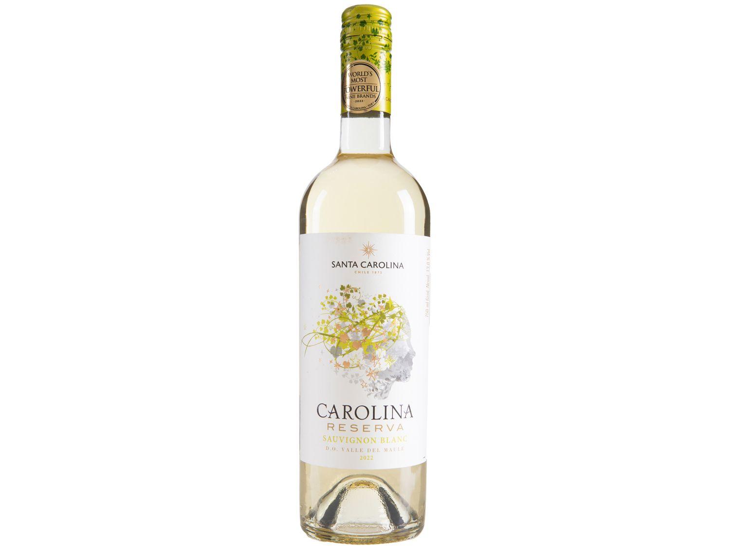 Vinho Branco Seco Santa Carolina Reserva Sauvignon Blanc Chile 750ml