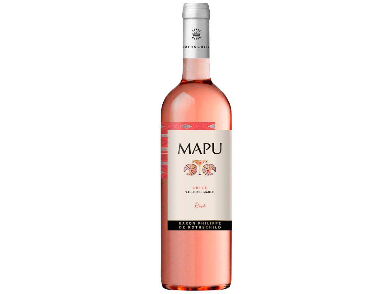 Mapu Rose Vinho Rosé Seco Baron Philippe de Rothschild - Mapu Chile 750ml - Vinho ...