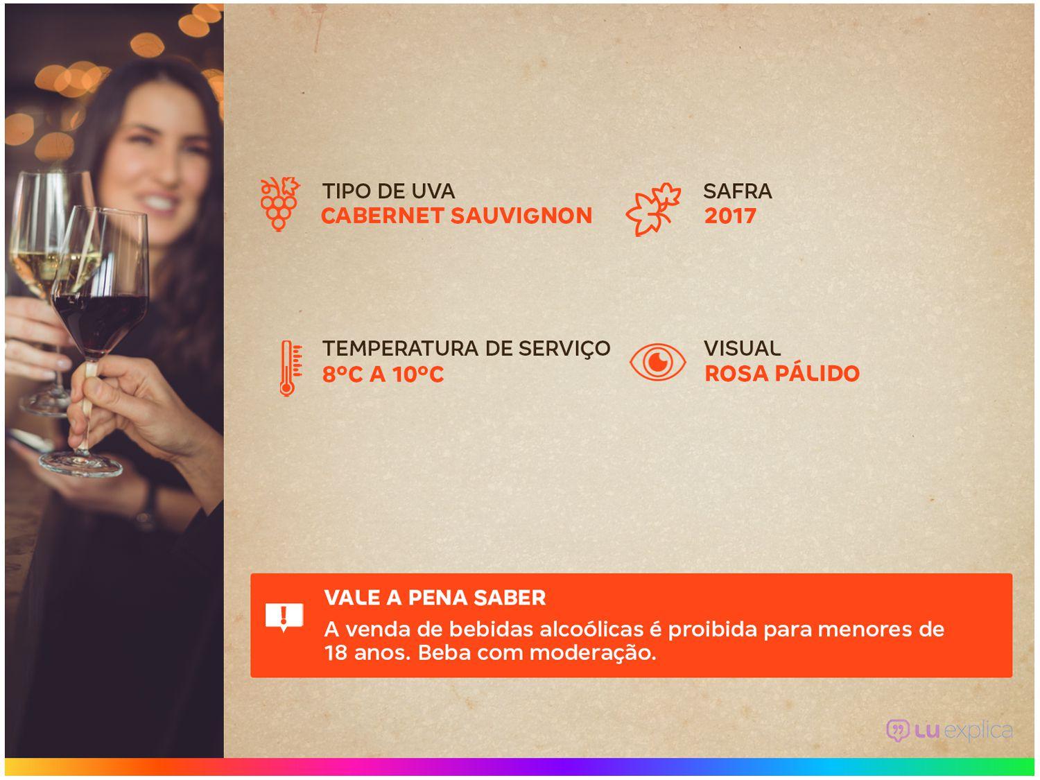 Vinho Rosé Seco Santa Helena Reservado 750ml