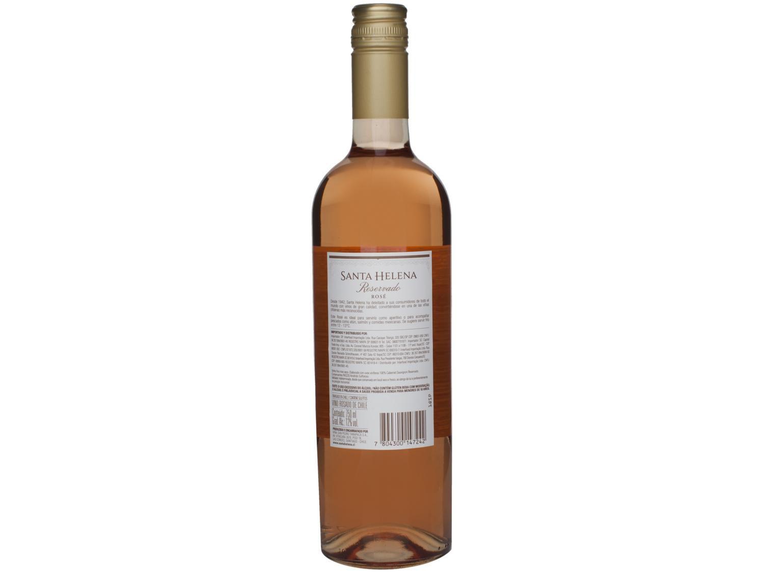Vinho Rosé Seco Santa Helena Reservado 750ml
